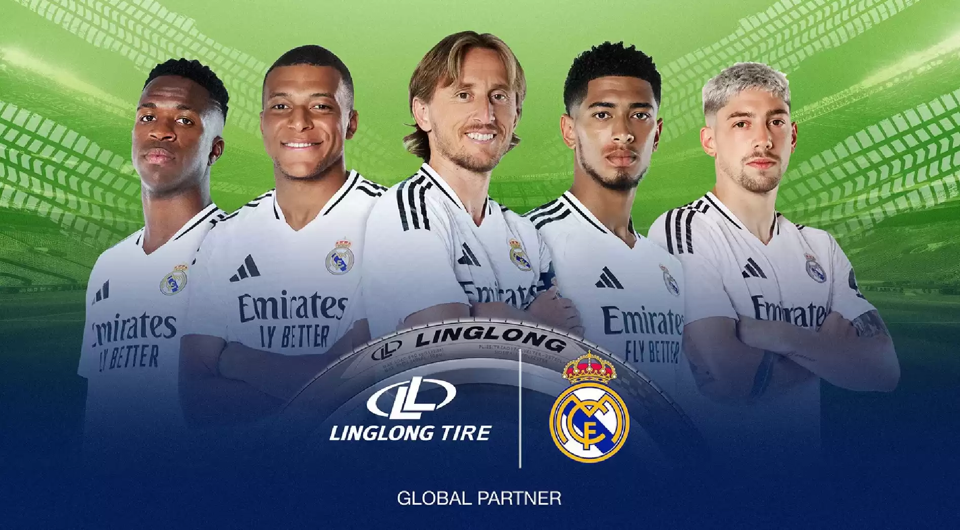 El club merengue firma una alianza estratégica con la empresa líder en la industria china del neumático.